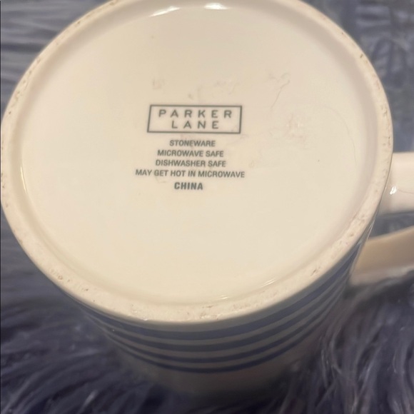 Cat Face Striped Mug - Picture 2 of 3